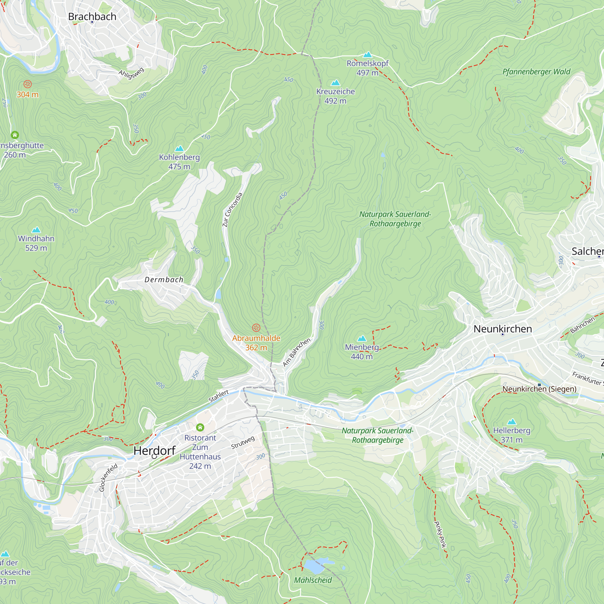 Schützenhaus Struthütten map