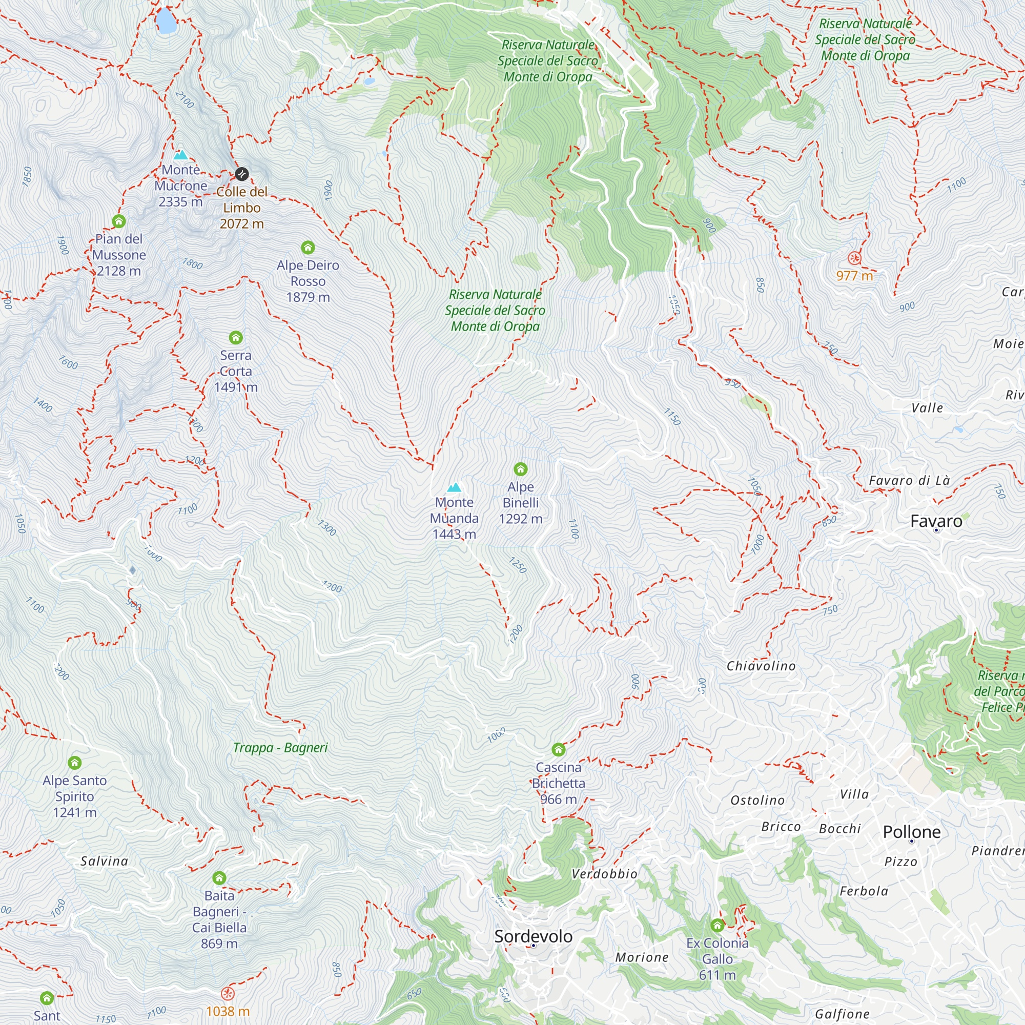 Alpe Pian dei Giunchi map