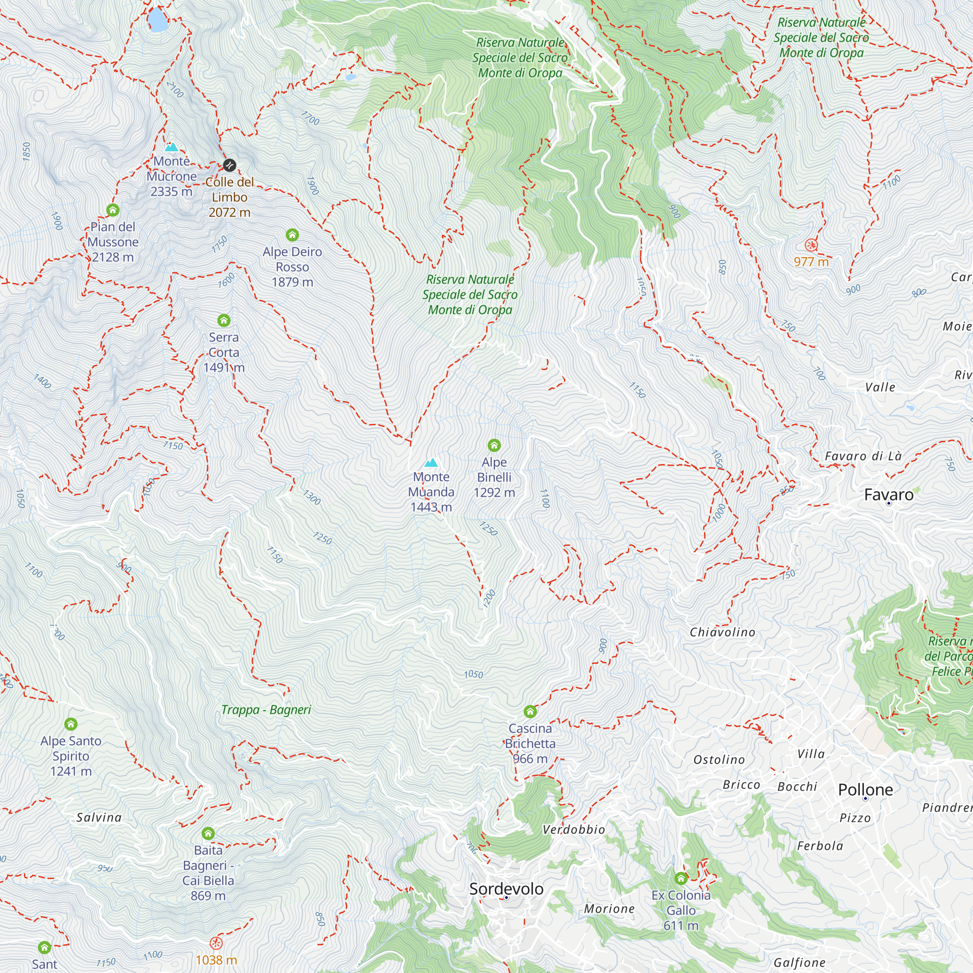 Alpe Pian dei Giunchi map
