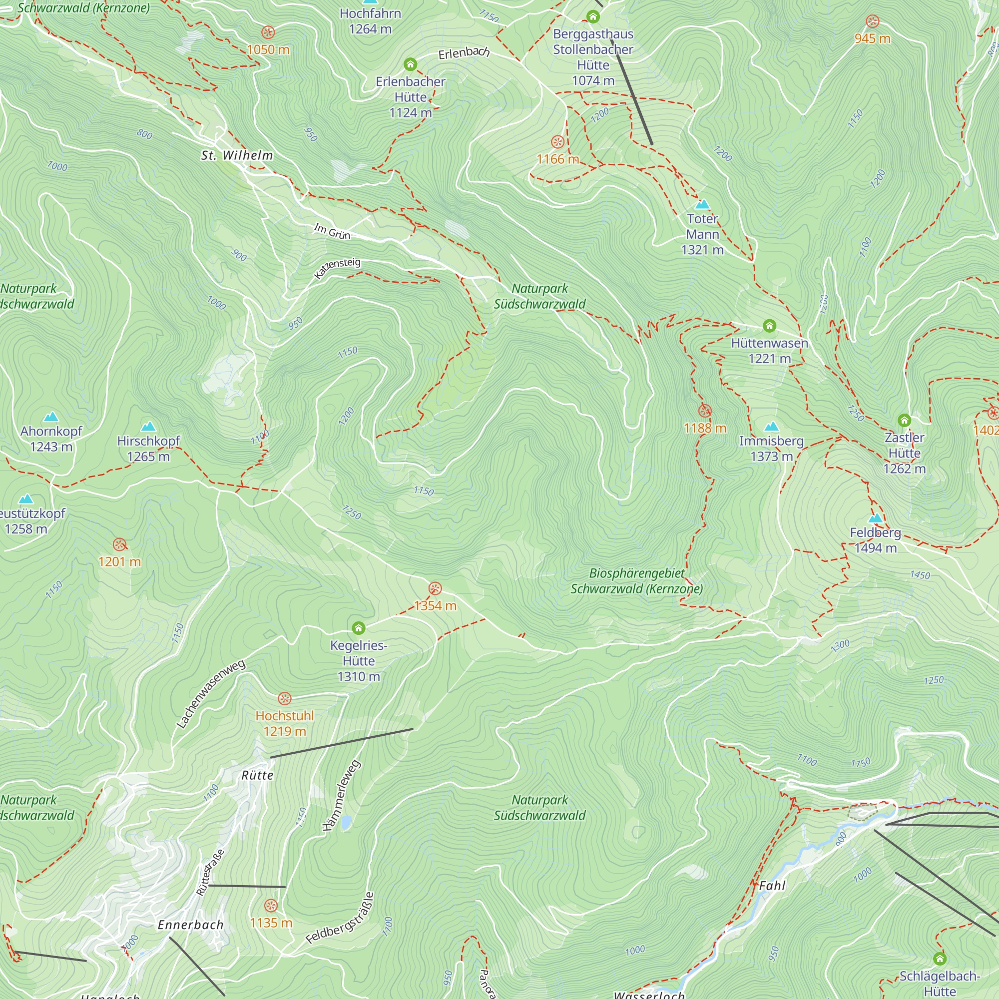 Höllrainhütte map