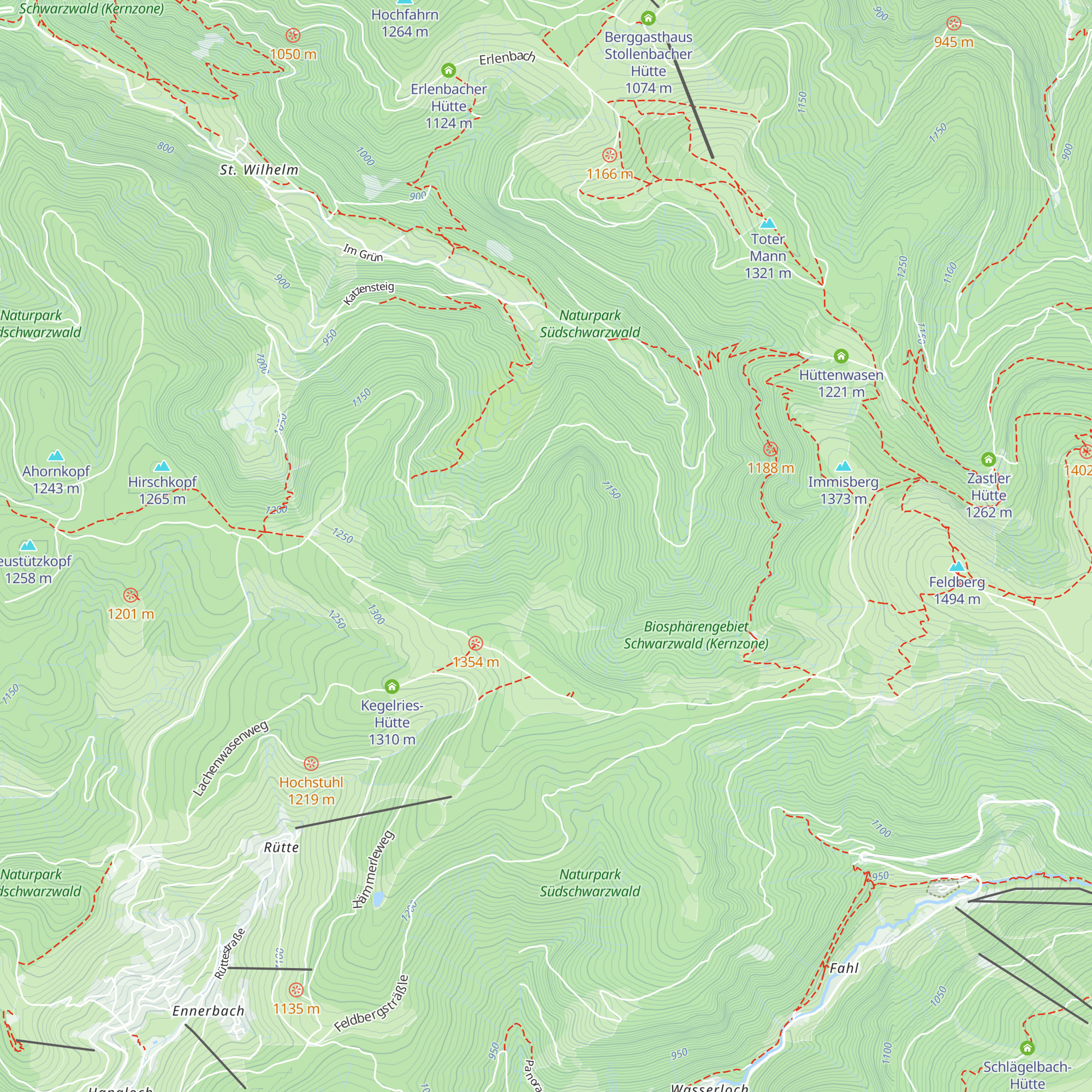 Höllrainhütte map