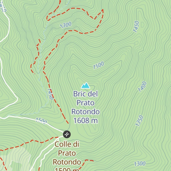 Map of Bric del Prato Rotondo