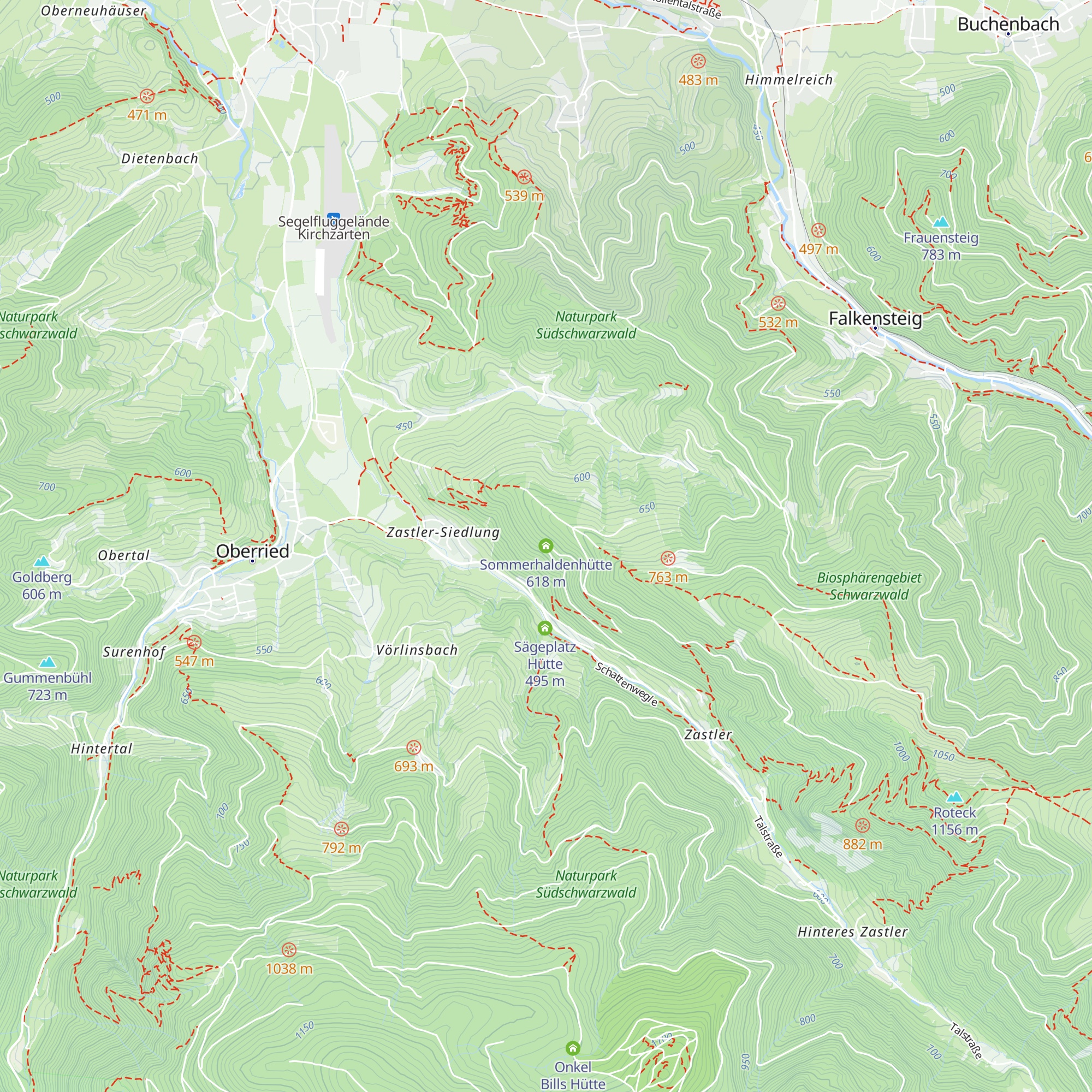 Sommerhaldenhütte map