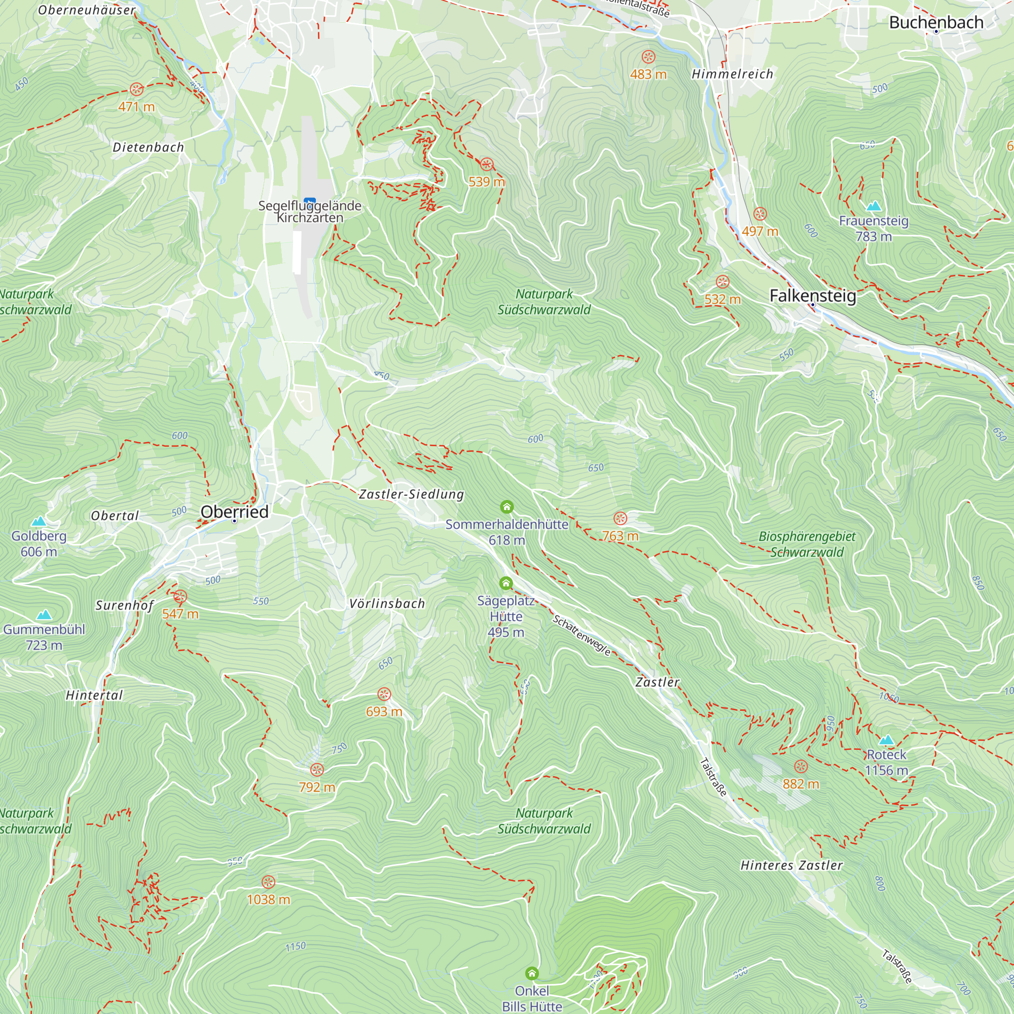 Sommerhaldenhütte map
