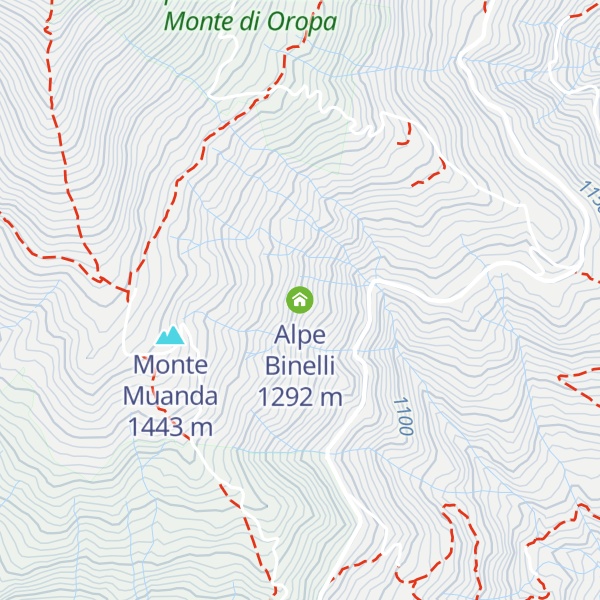 Map of Alpe Binelli