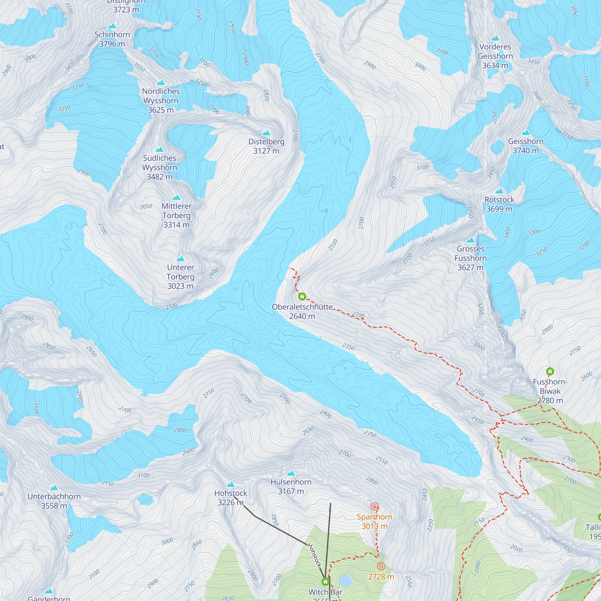 Winterraum map