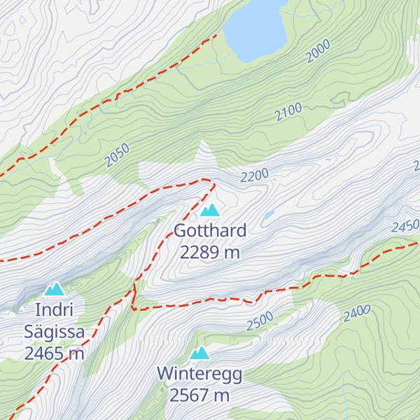 Map of Gotthard