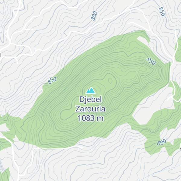Map of Djebel Zarouria