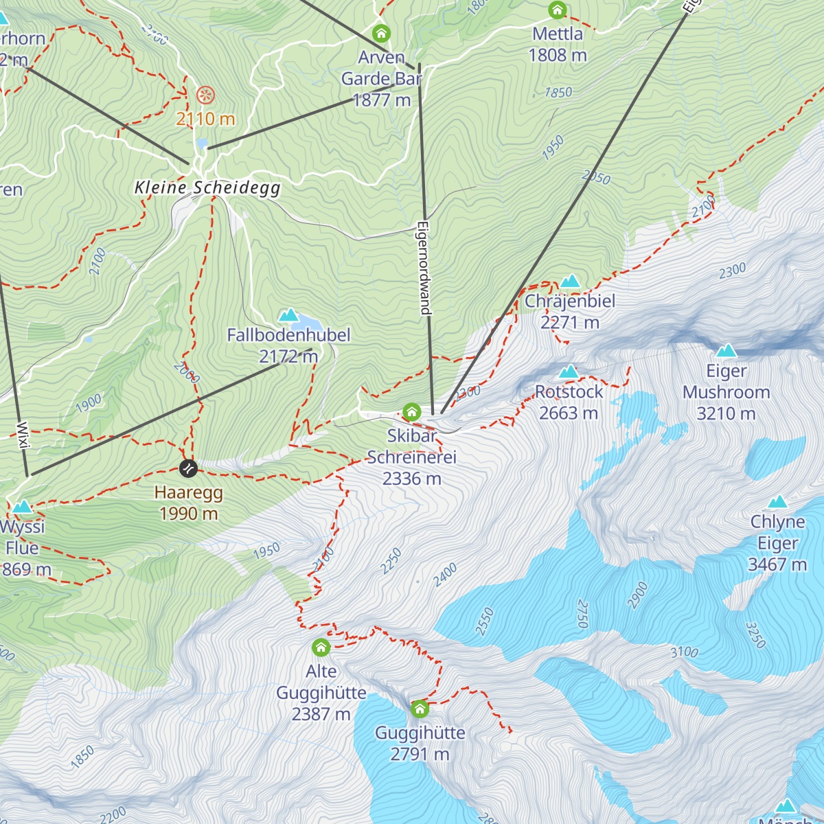 Skibar Schreinerei map