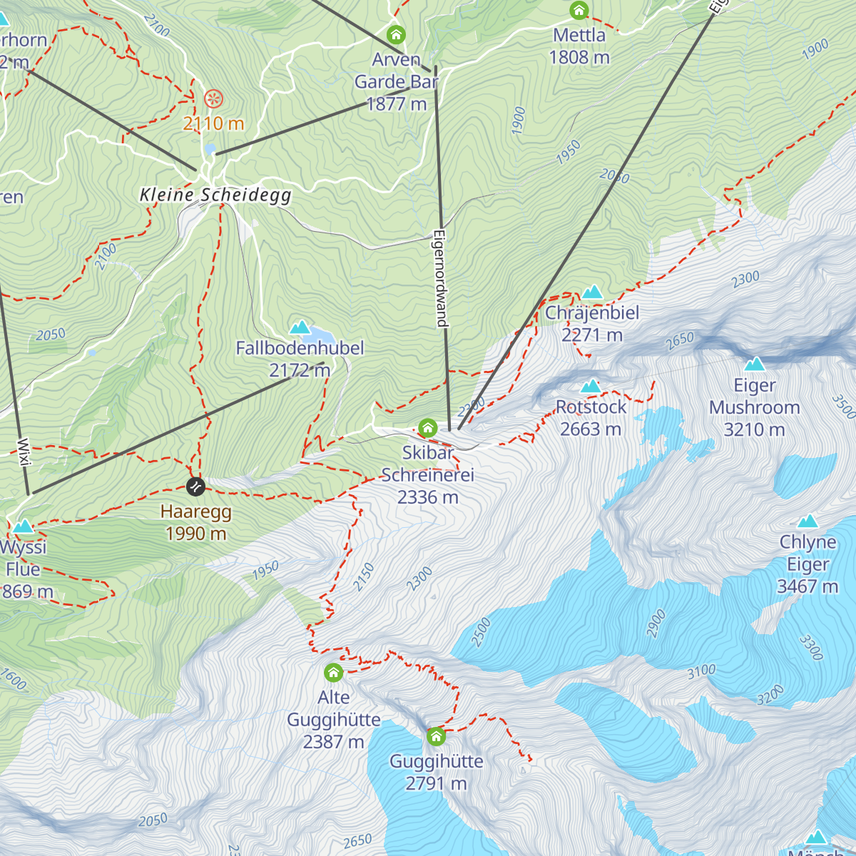 Skibar Schreinerei map
