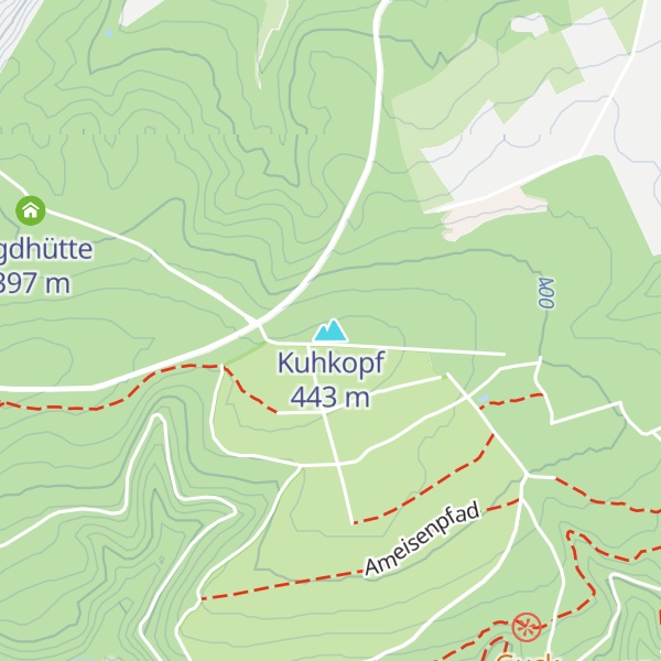 Map of Kuhkopf