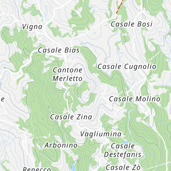 Map of Monte Rotondo