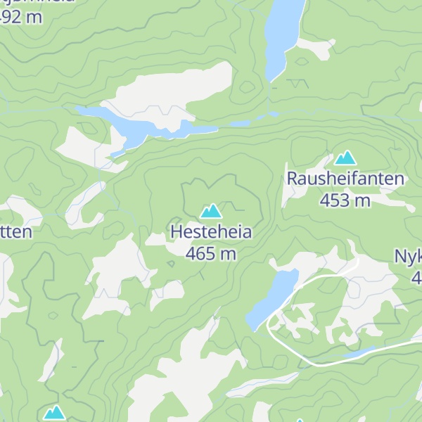 Map of Hesteheia