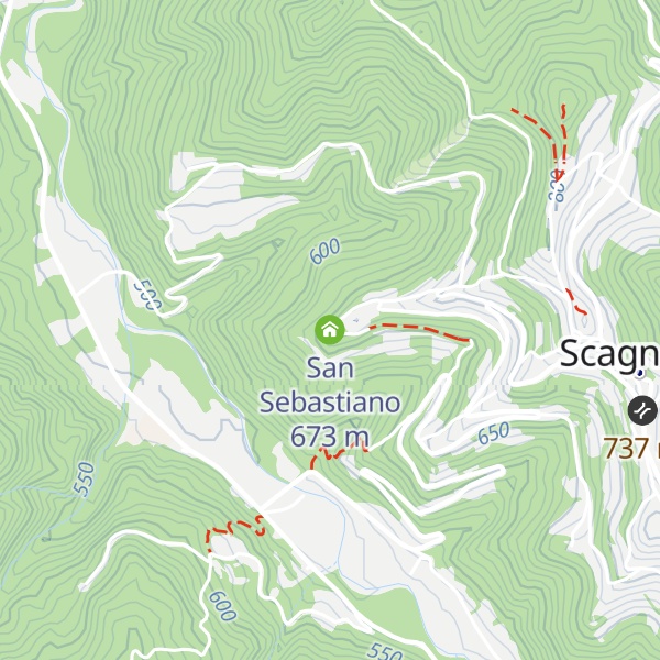 Map of San Sebastiano