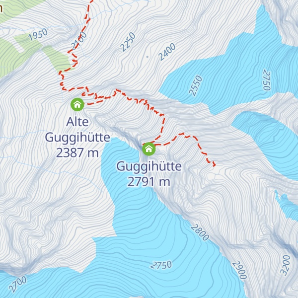 Map of Guggihütte