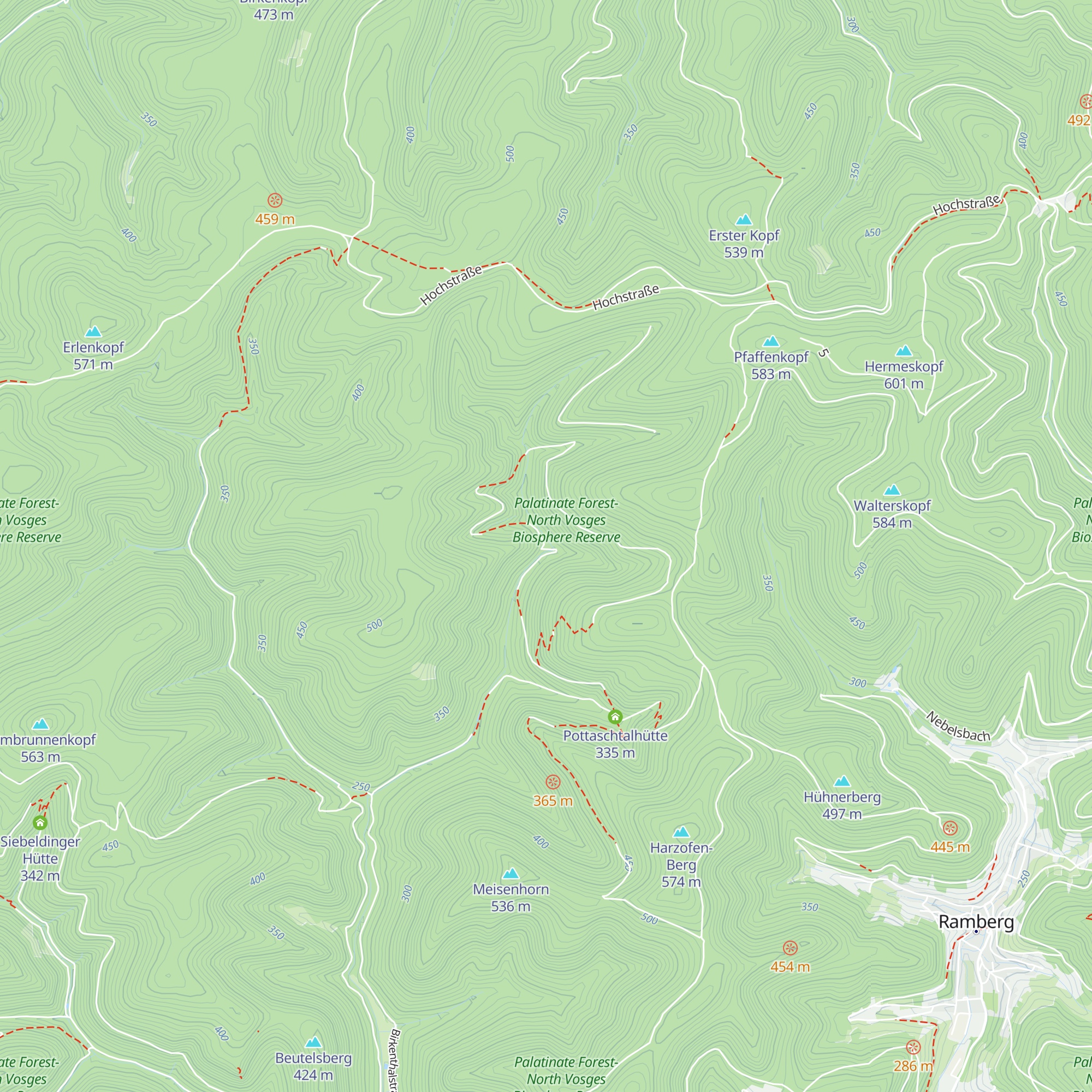 Förster Friedel Hütte map