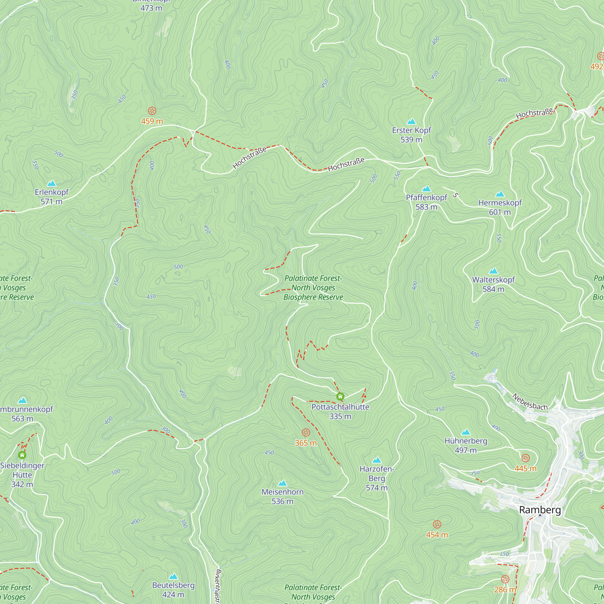 Förster Friedel Hütte map