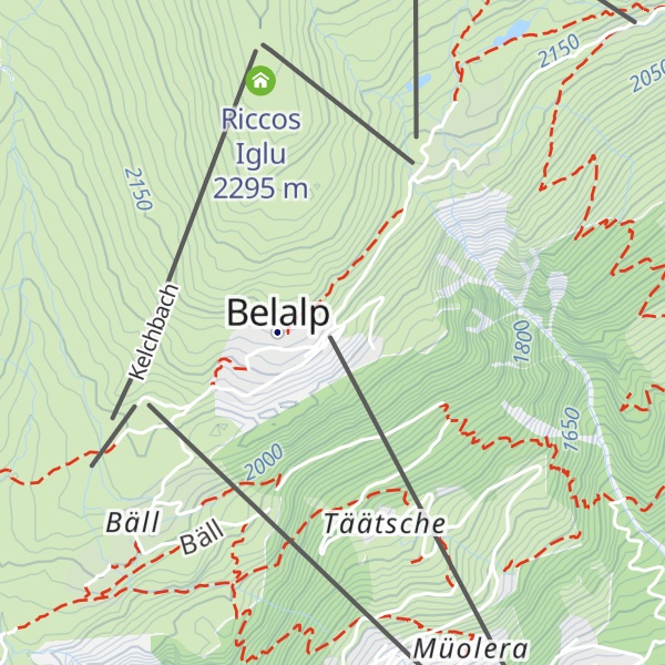 Map of Restaurant Bergstation