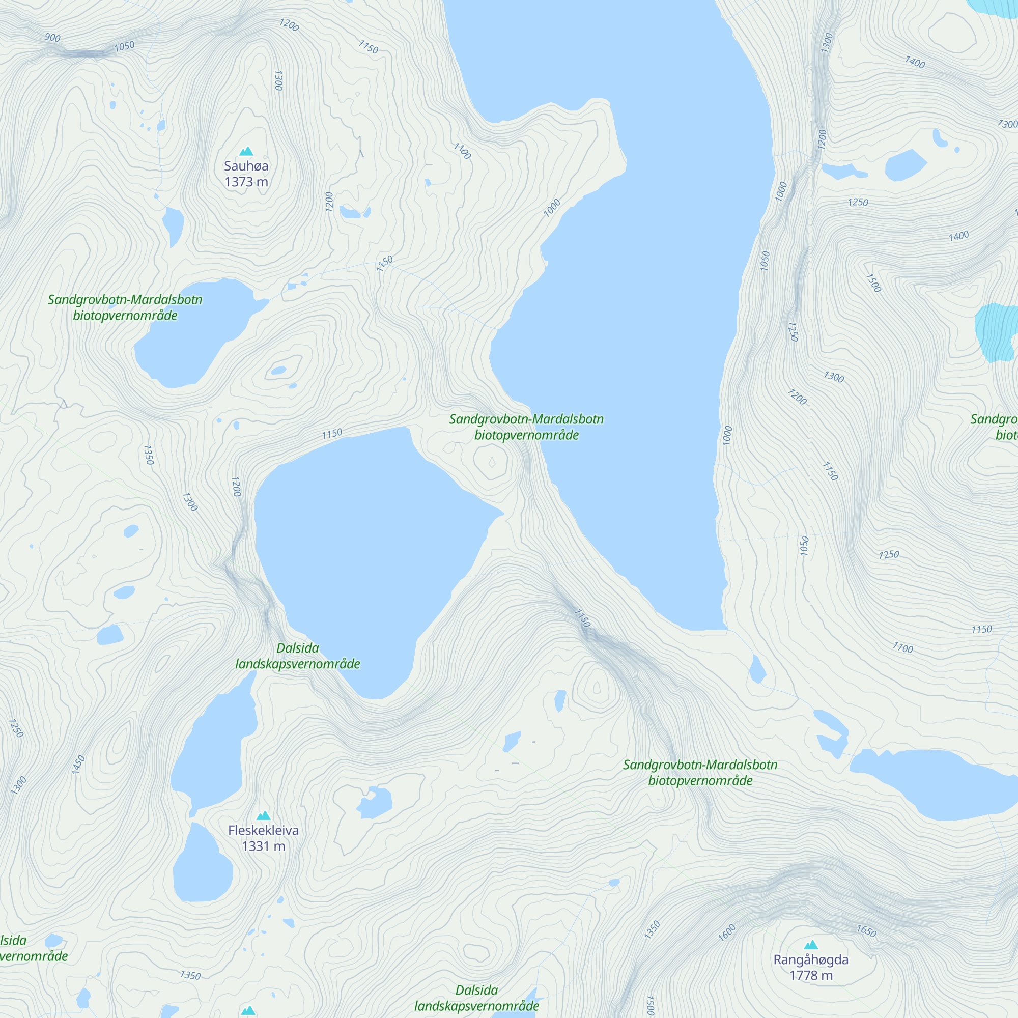 Fleskevassbu map