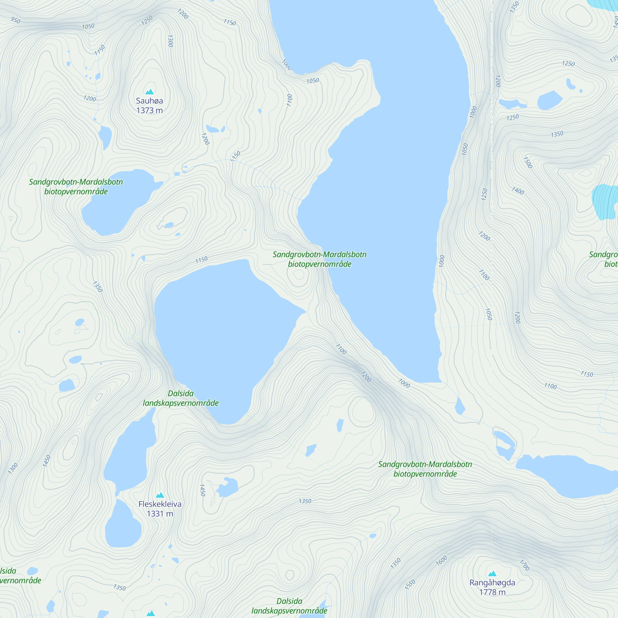 Fleskevassbu map
