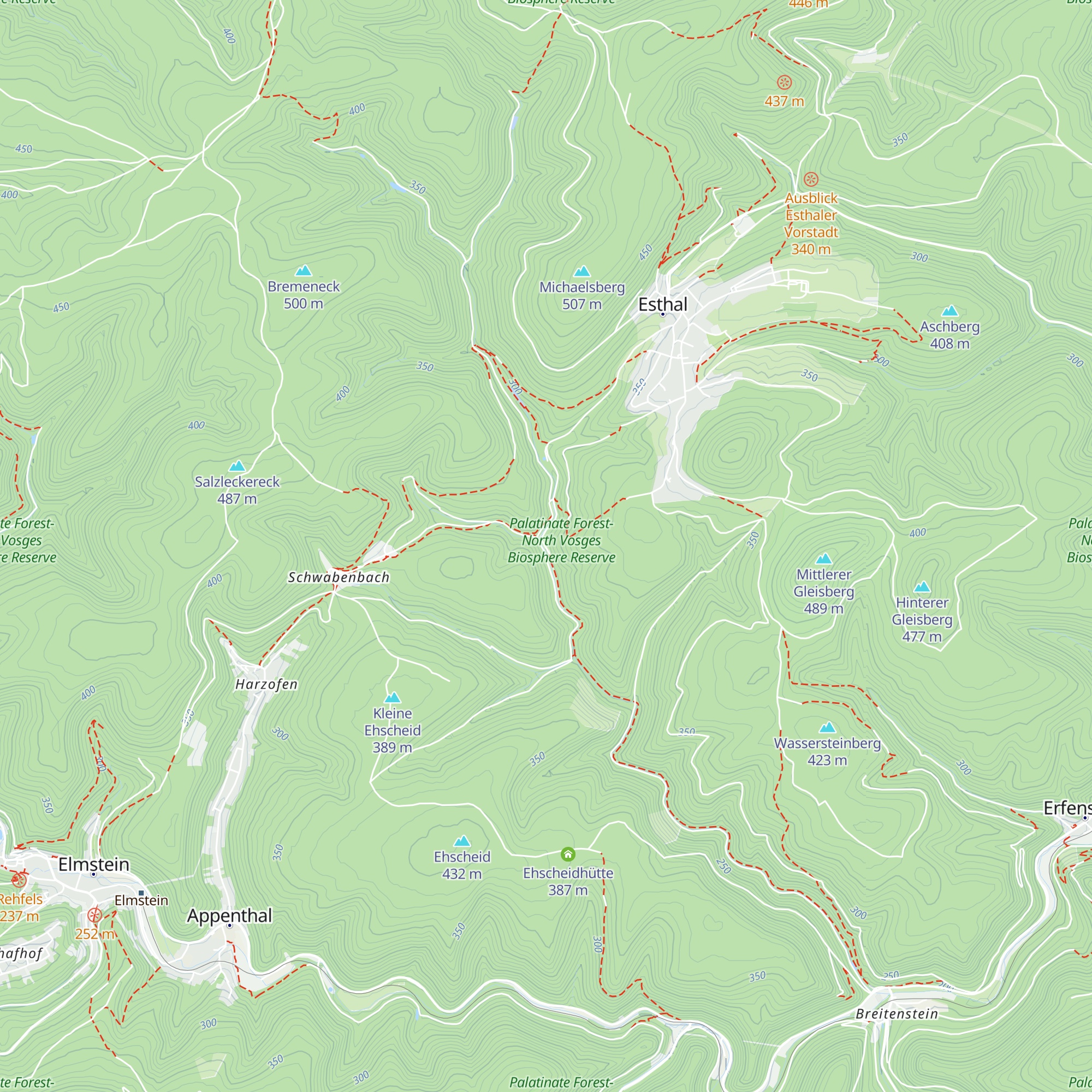 Wolfschluchthütte map