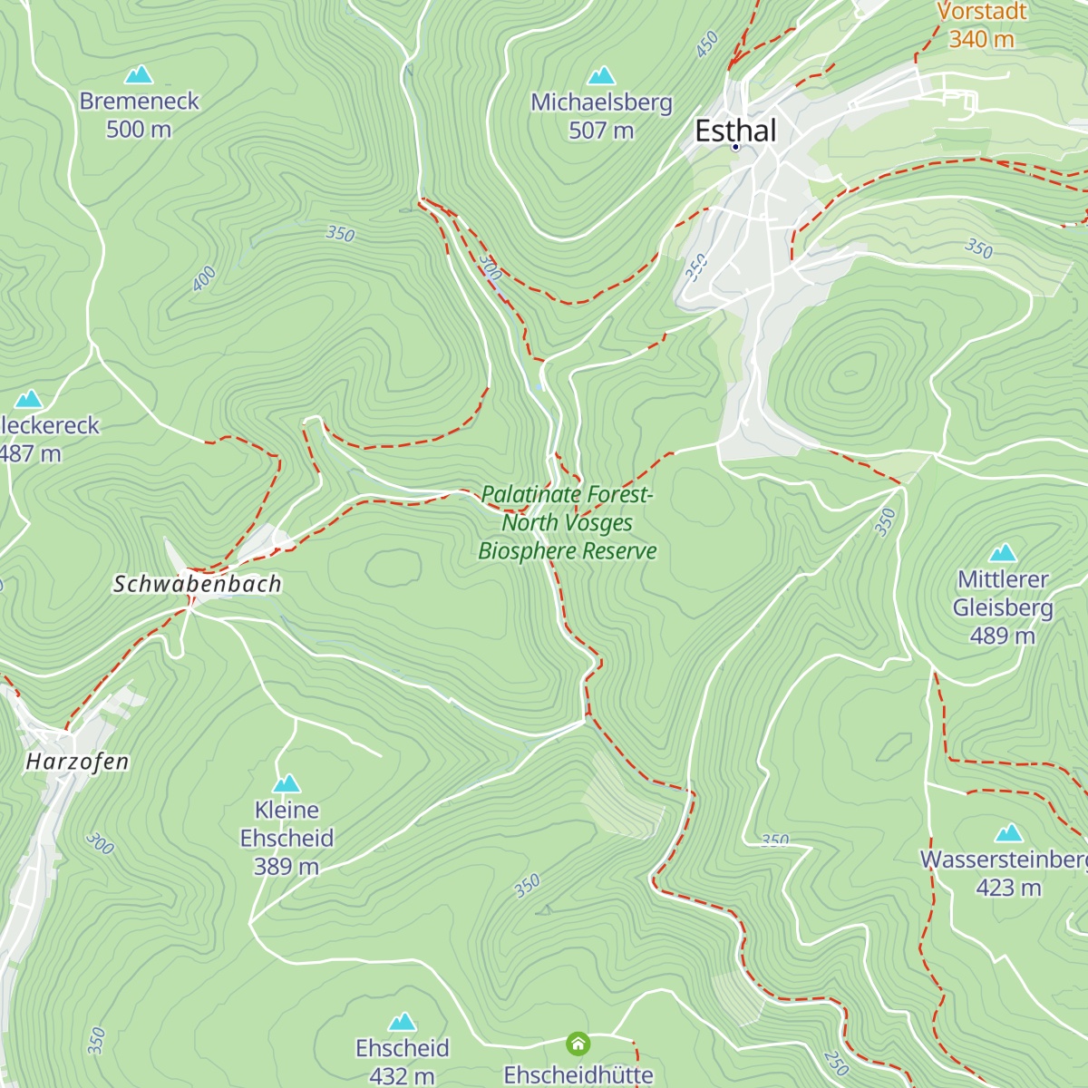 Wolfsschluchthütte map