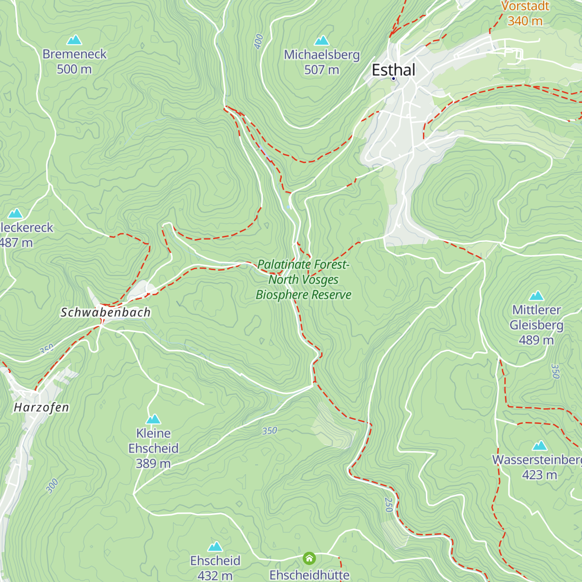 Wolfsschluchthütte map