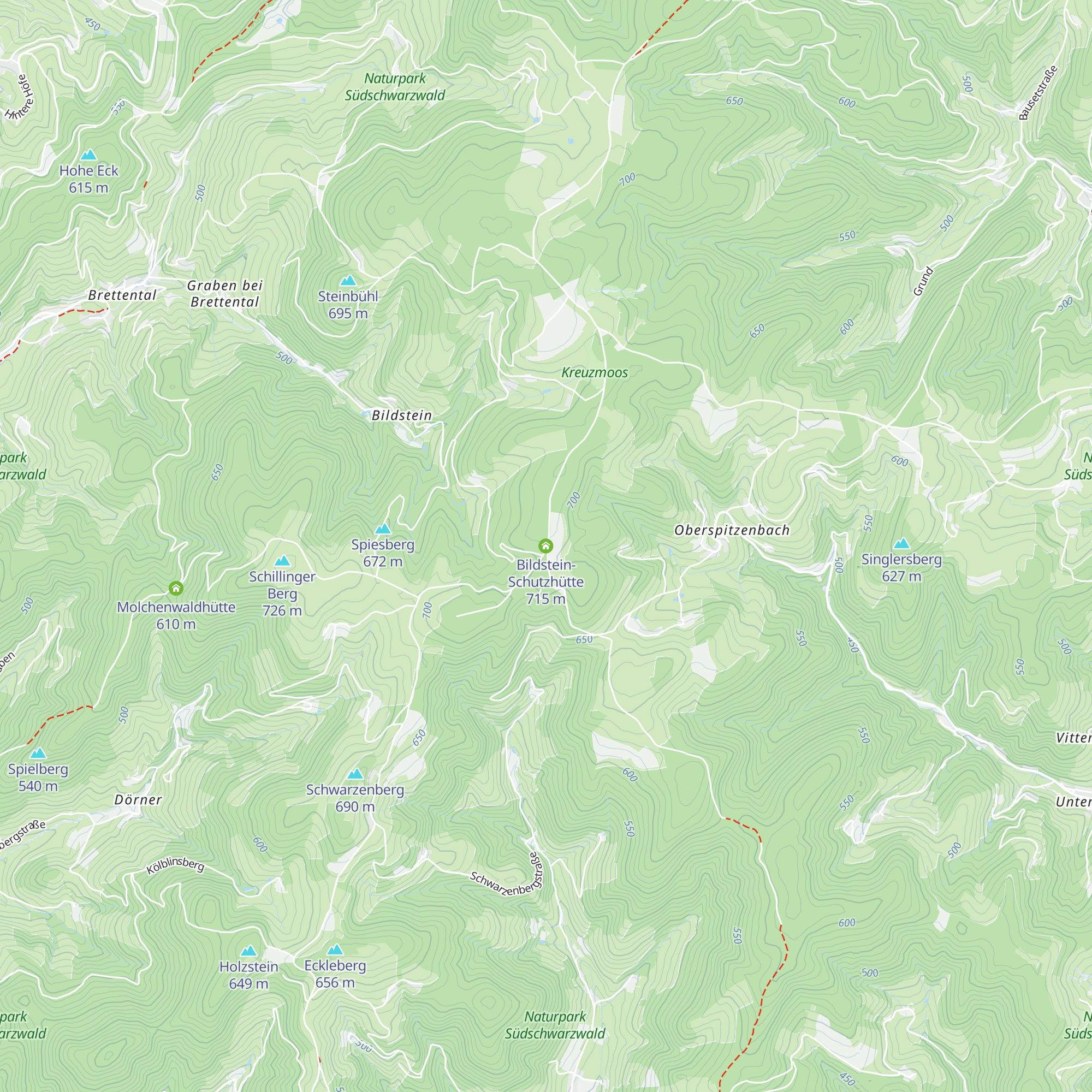 Bildstein-Schutzhütte map