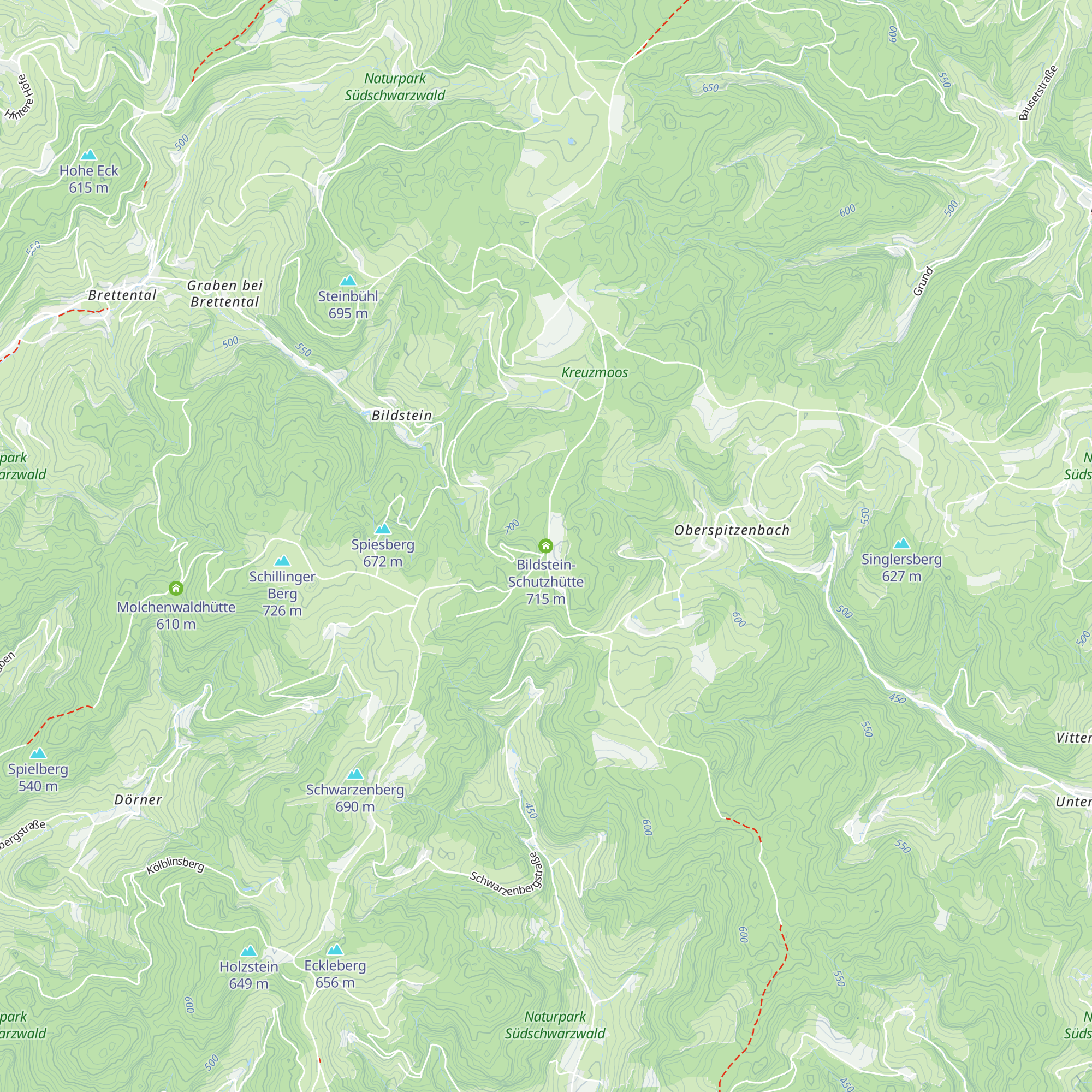 Bildstein-Schutzhütte map