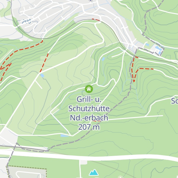 Map of Grill- u. Schutzhütte Nd.-erbach