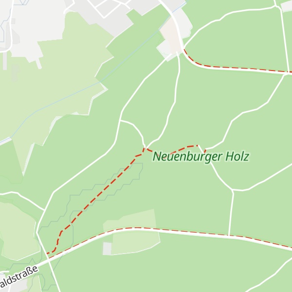 Map of Jagdhütte im Neuenburger Urwald