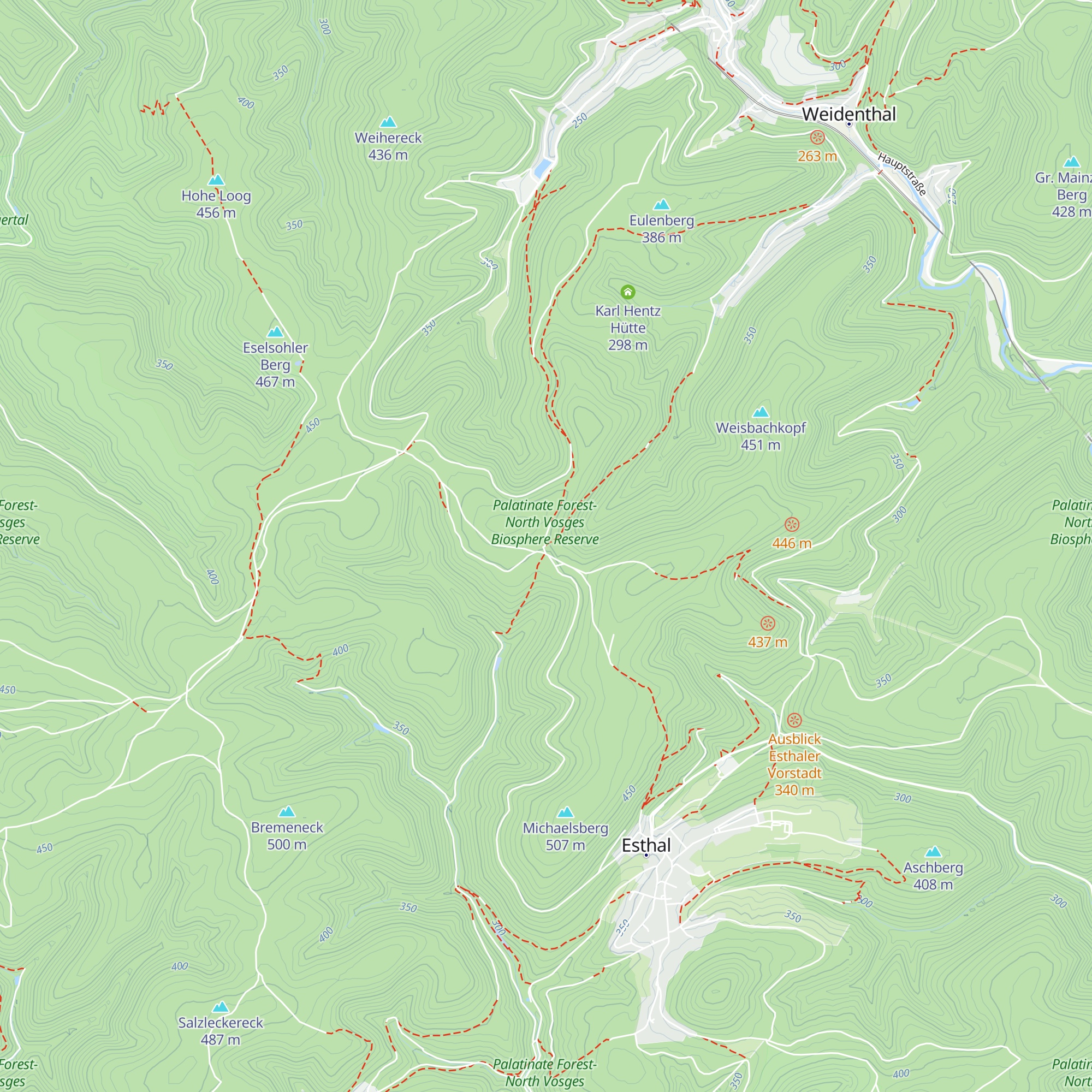 Heidenkopfhütte map