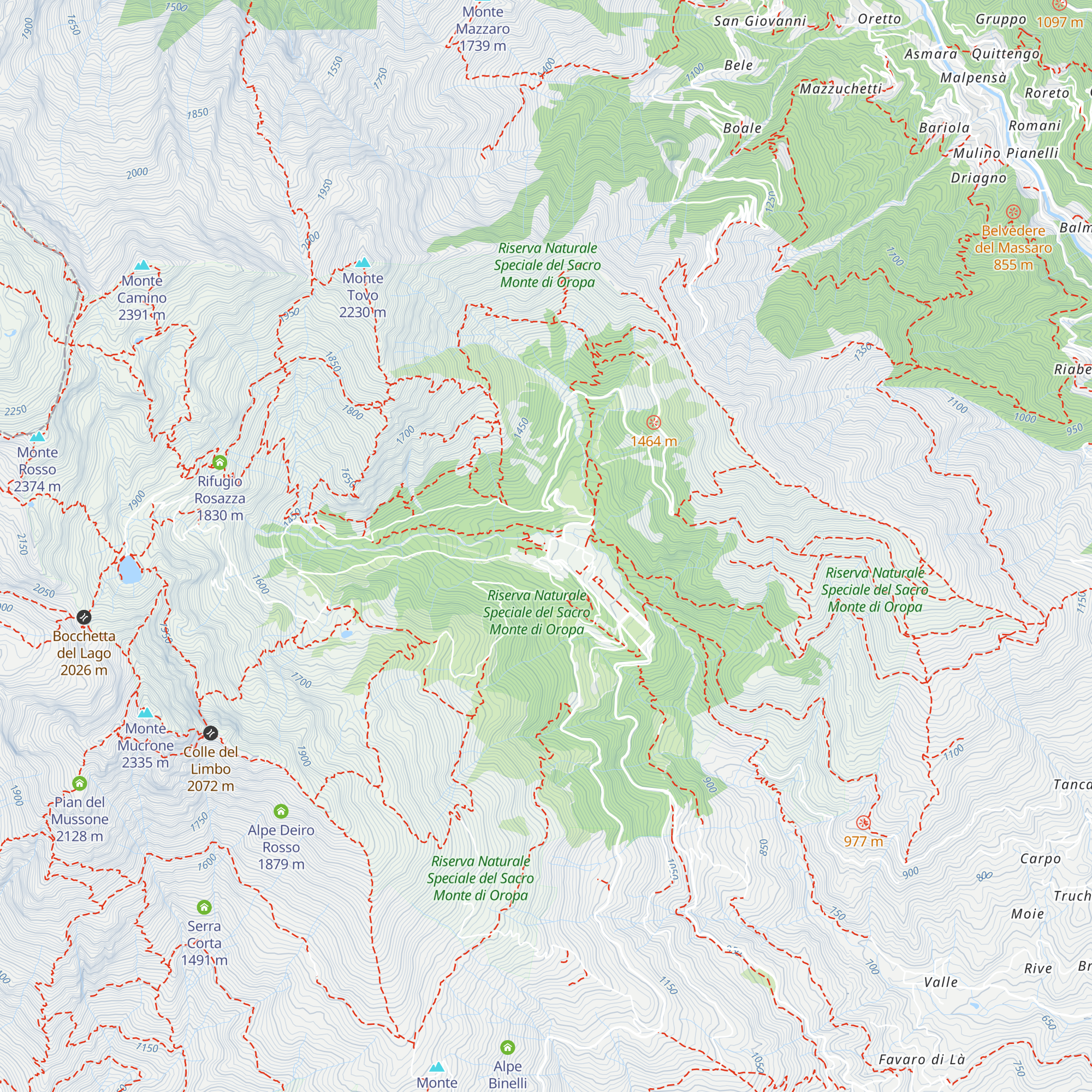 Bar Funivie map
