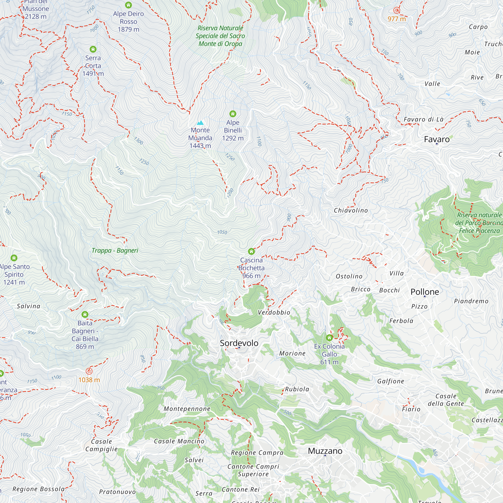 Cascina Brichetta map