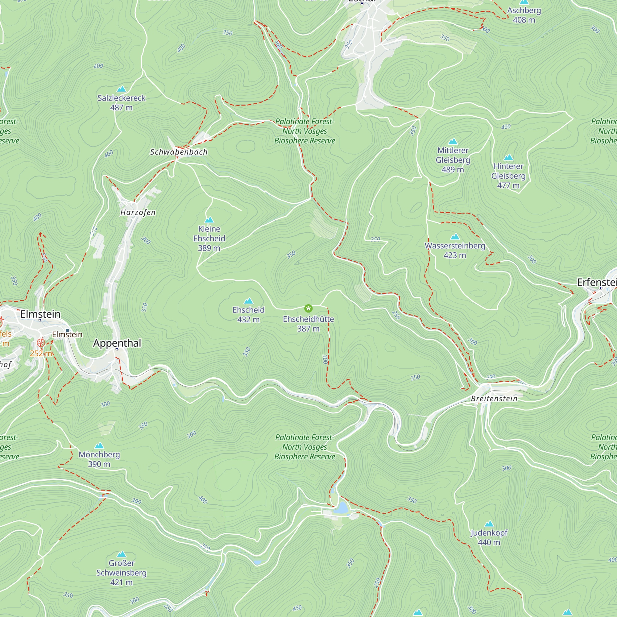 Ehscheidhütte map