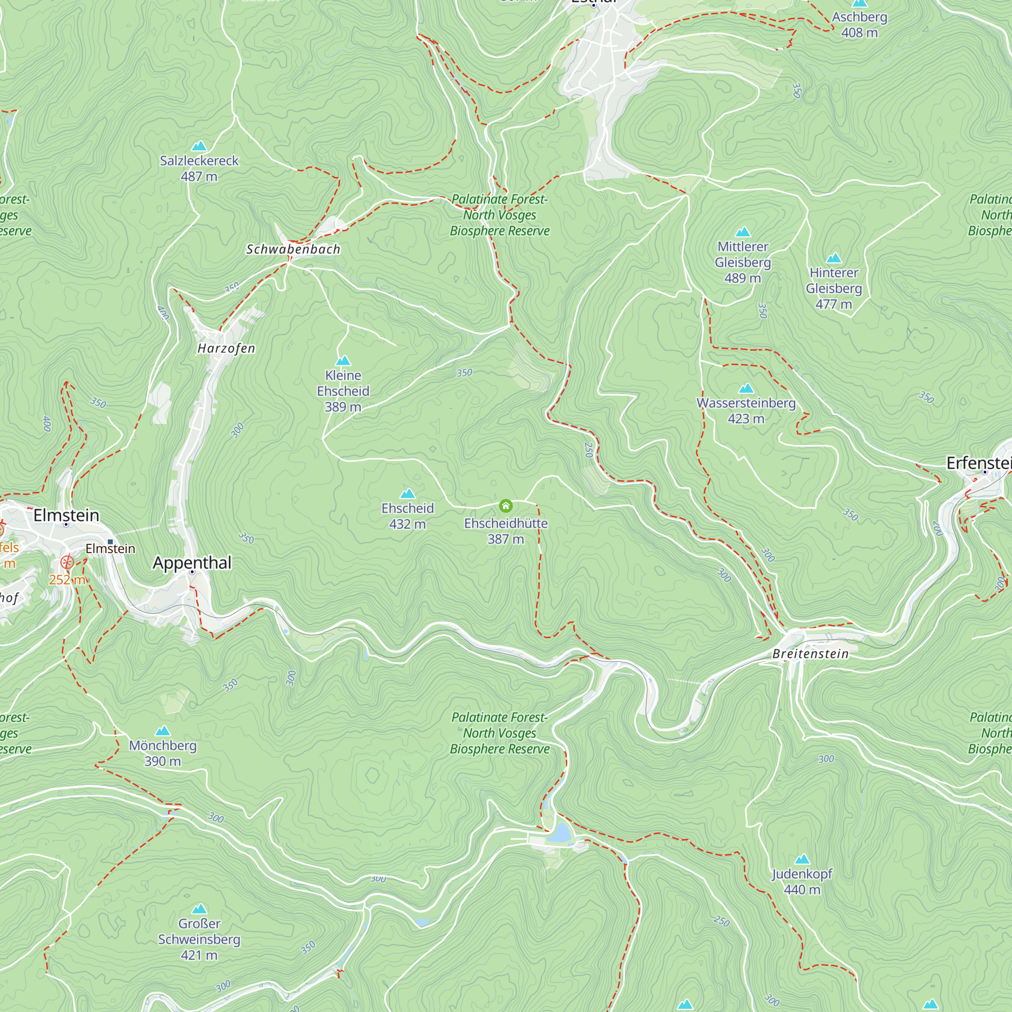 Ehscheidhütte map