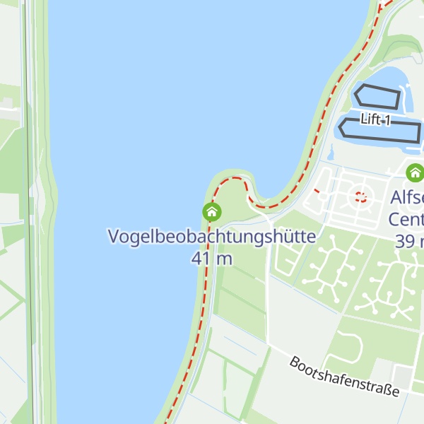 Map of Vogelbeobachtungshütte