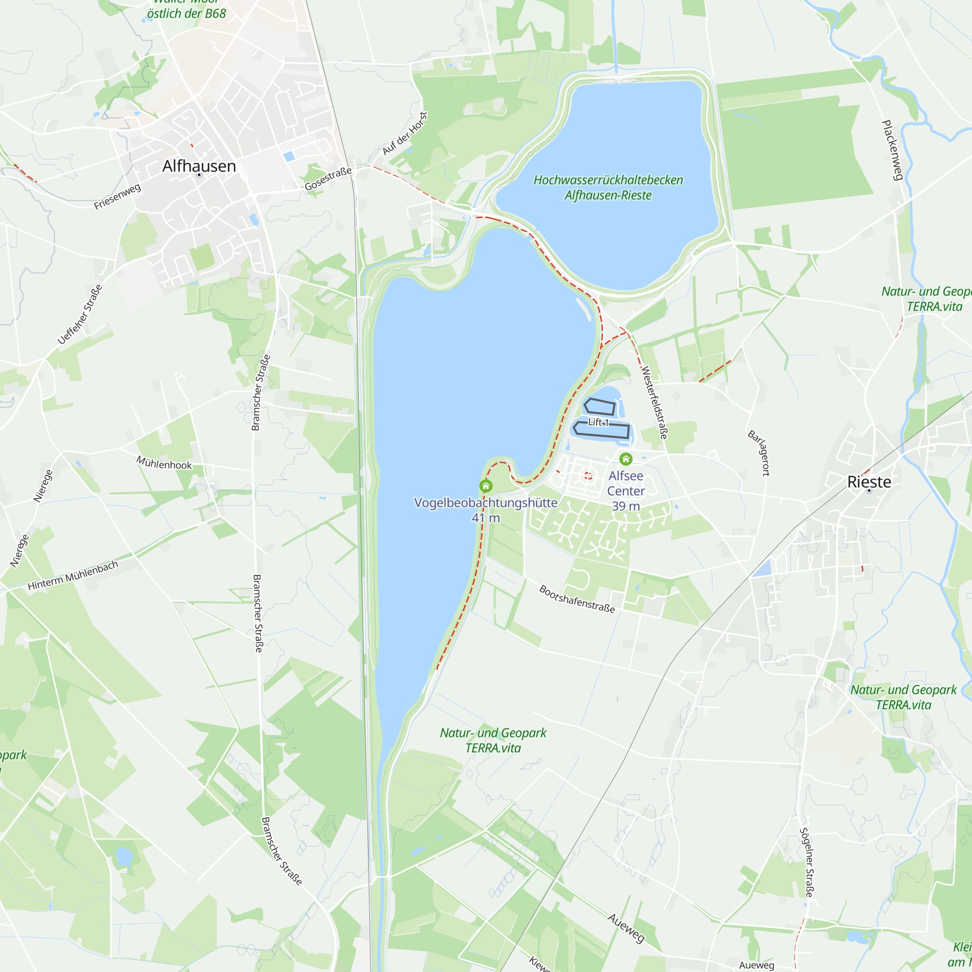 Vogelbeobachtungshütte map