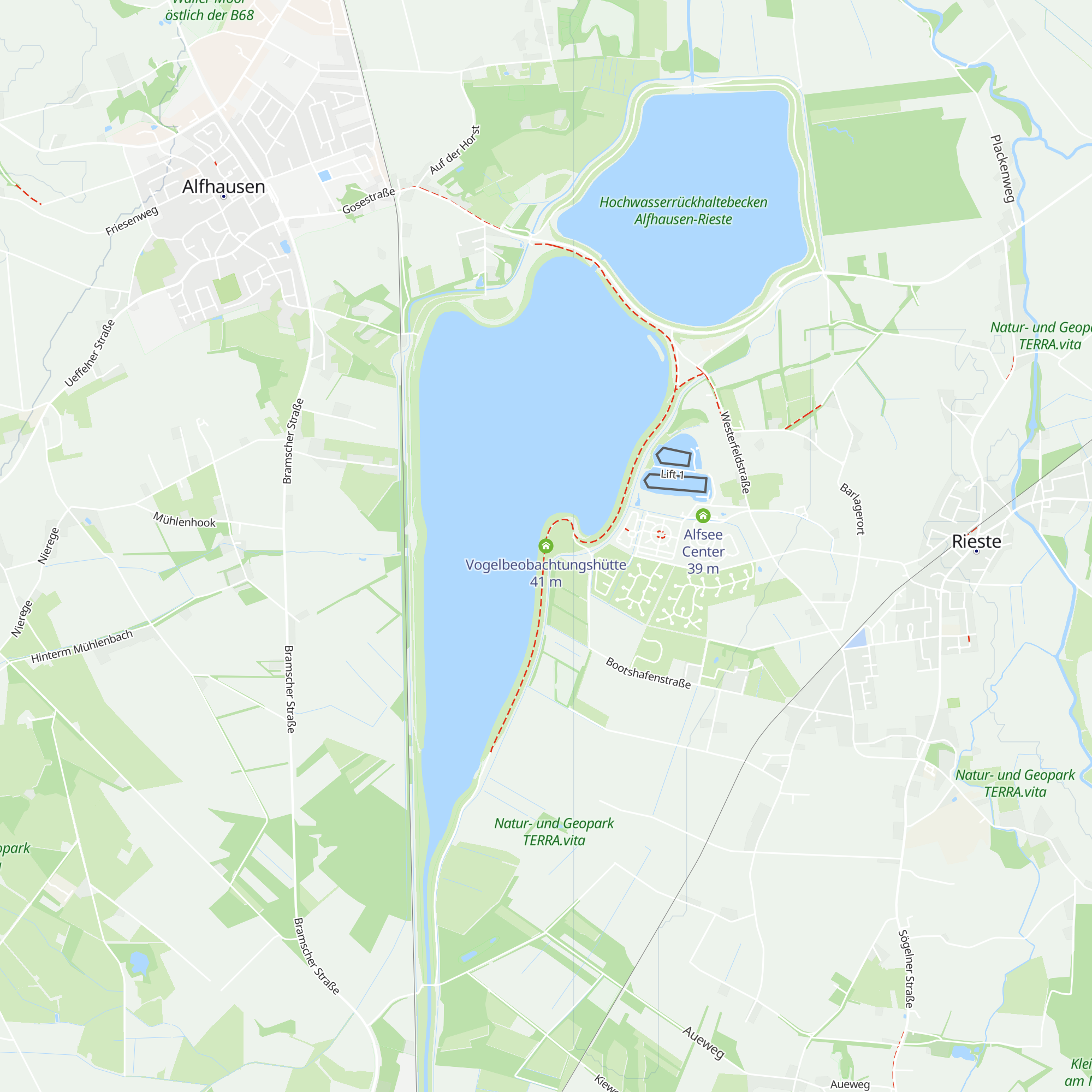 Vogelbeobachtungshütte map