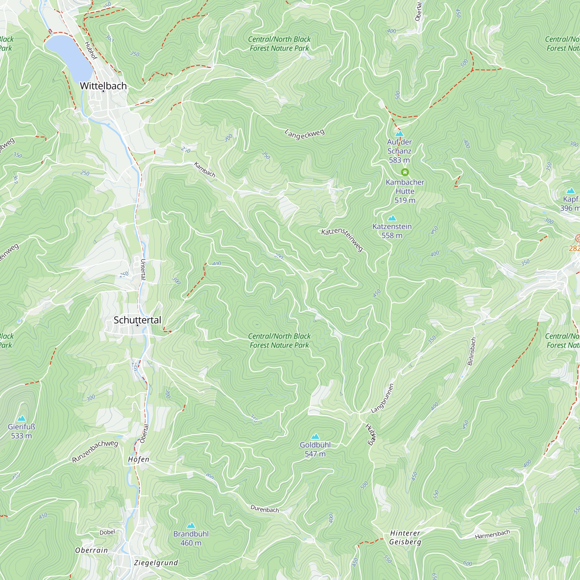 Grangerthütte map