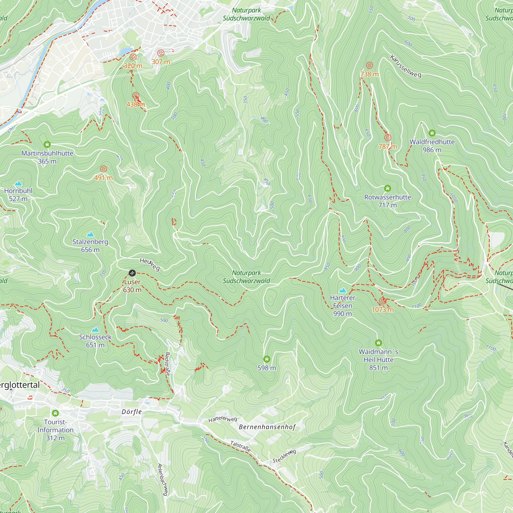 Wolfsgrubenhütte map