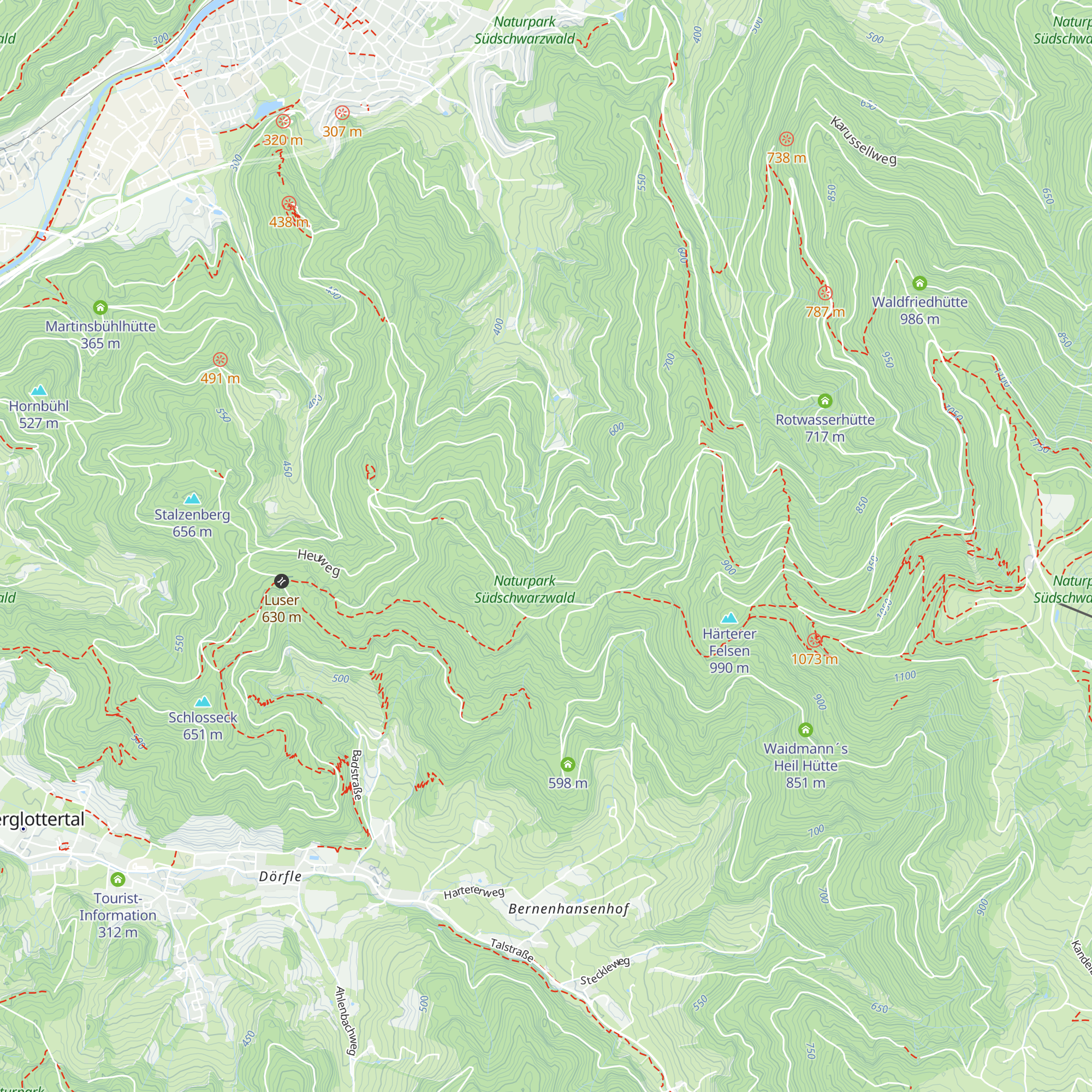 Wolfsgrubenhütte map