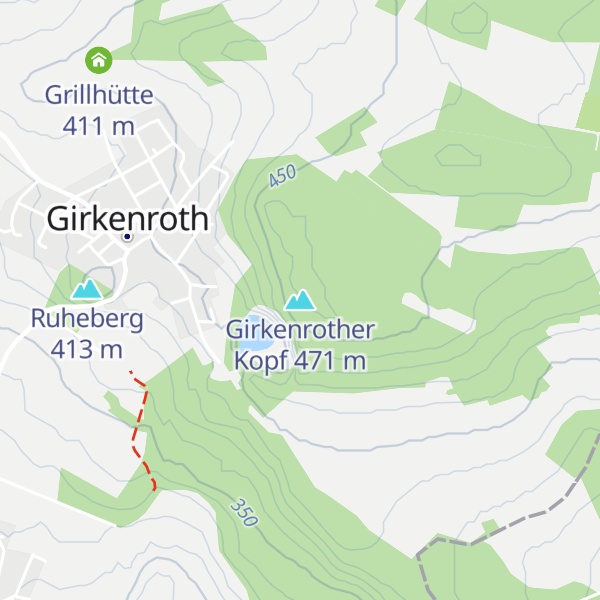 Map of Girkenrother Kopf