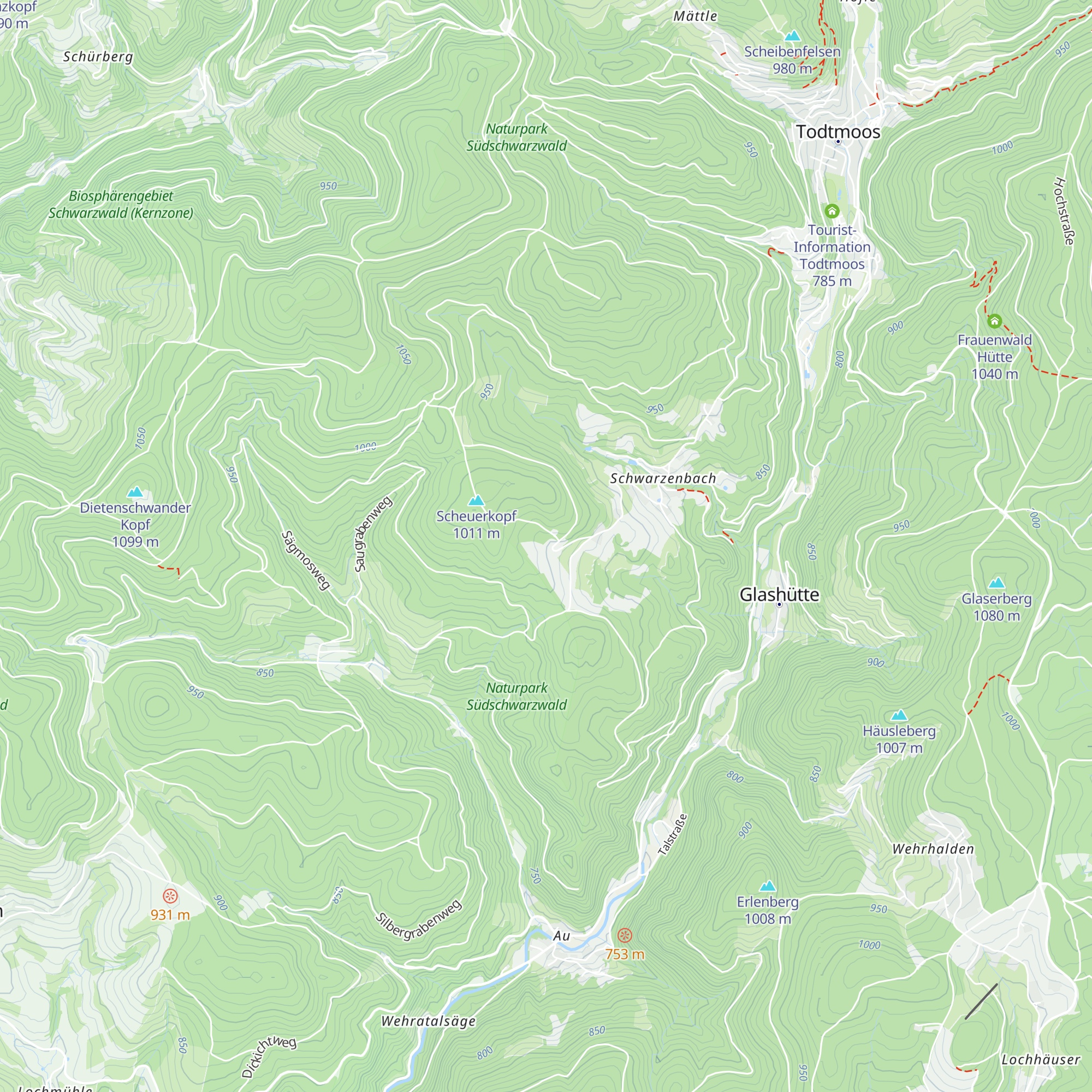 Hundehütte Schwarzenbach map