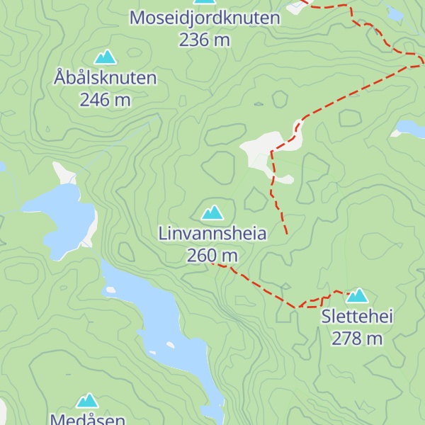 Map of Linvannsheia