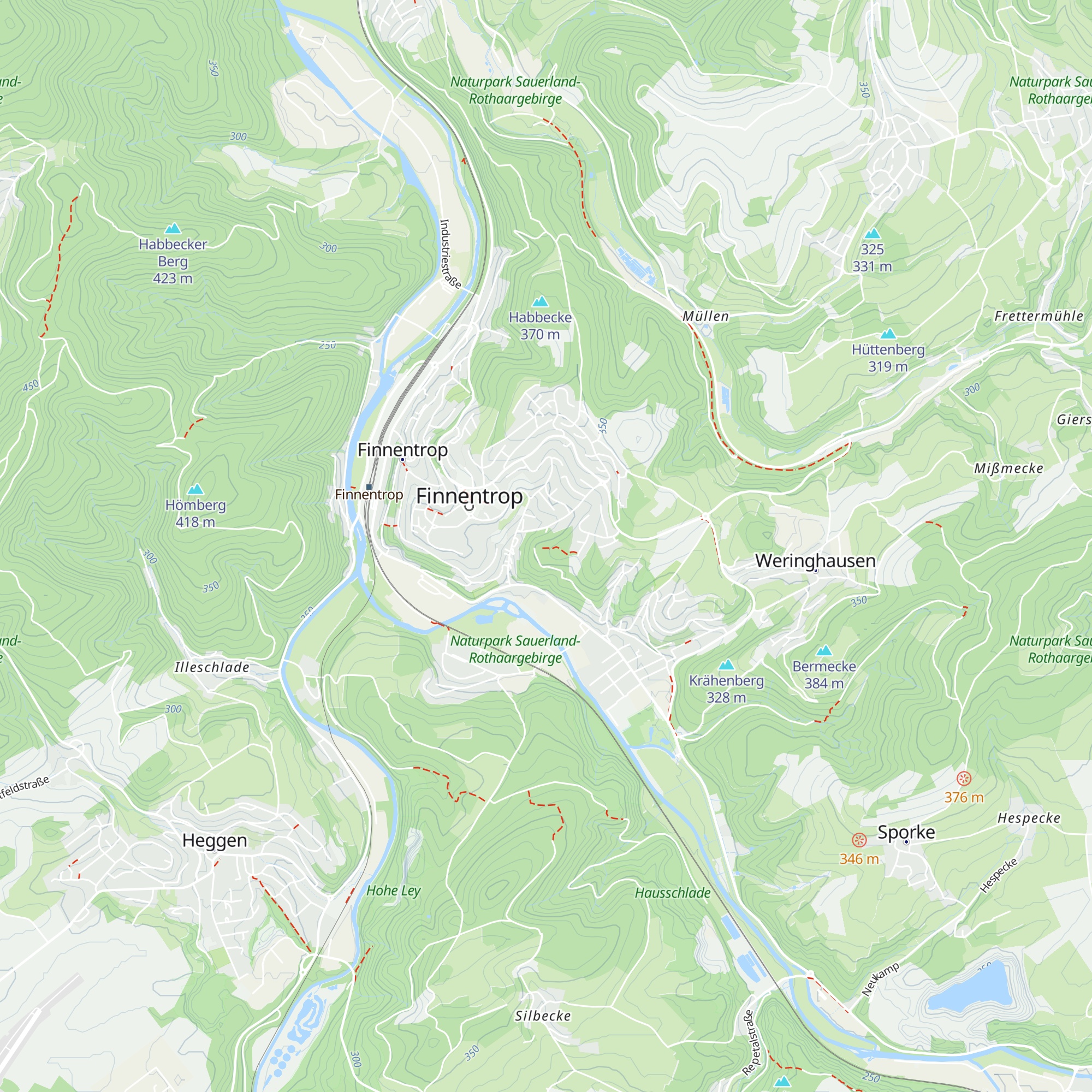 SGV Jugend- und Wanderheim Bamenohl map