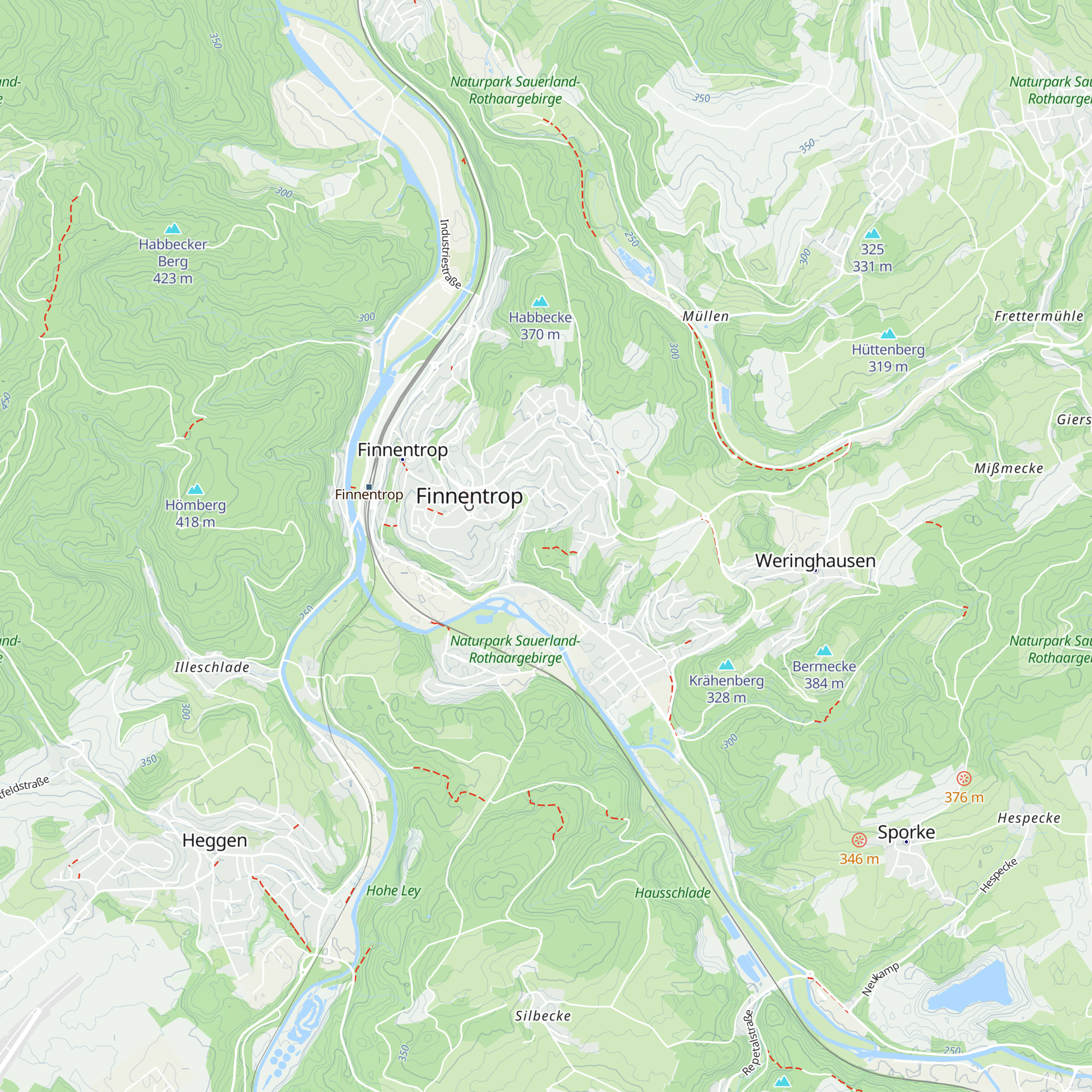 SGV Jugend- und Wanderheim Bamenohl map