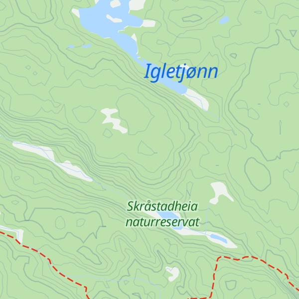 Map of Krogvannsheia