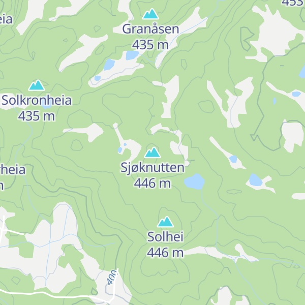Map of Sjøknutten