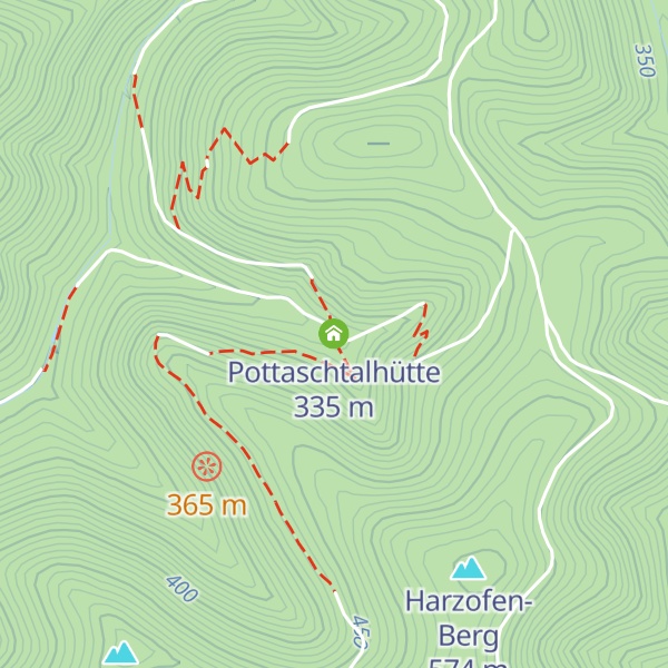 Map of Pottaschtalhütte